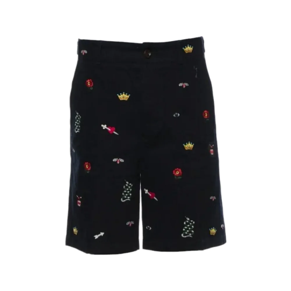 Gucci Mens‎ Designer Embroidered Preppy Casual Luxury Snake Bee Shorts size 36